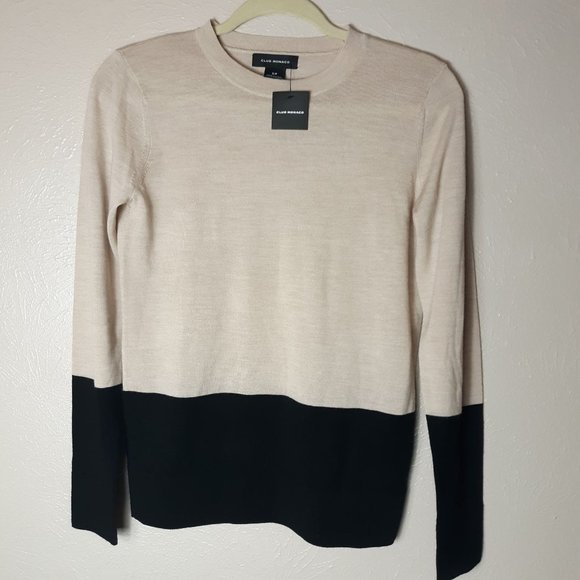 Club Monaco Tops - New club monaco wool color block sweater